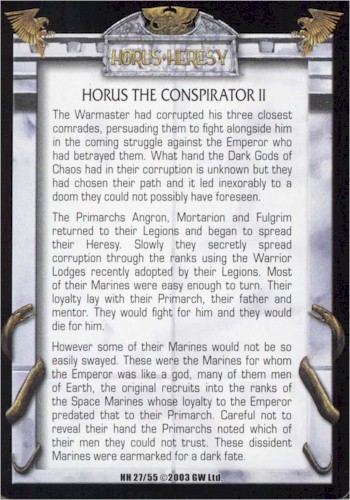 Horus the Conspirator II